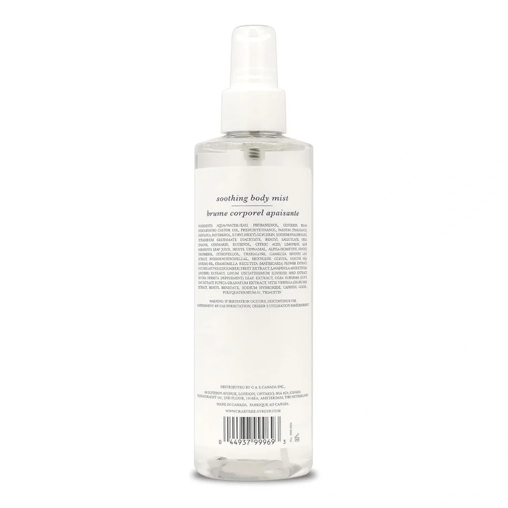 Crabtree & Evelyn Nantucket Briar Soothing Body Mist 8.1 oz NEW